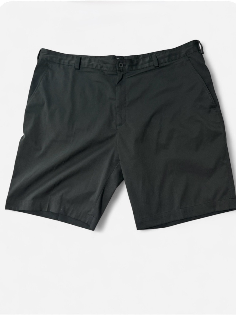 Nike Mens Black Flat Front Golf Shorts Size 42